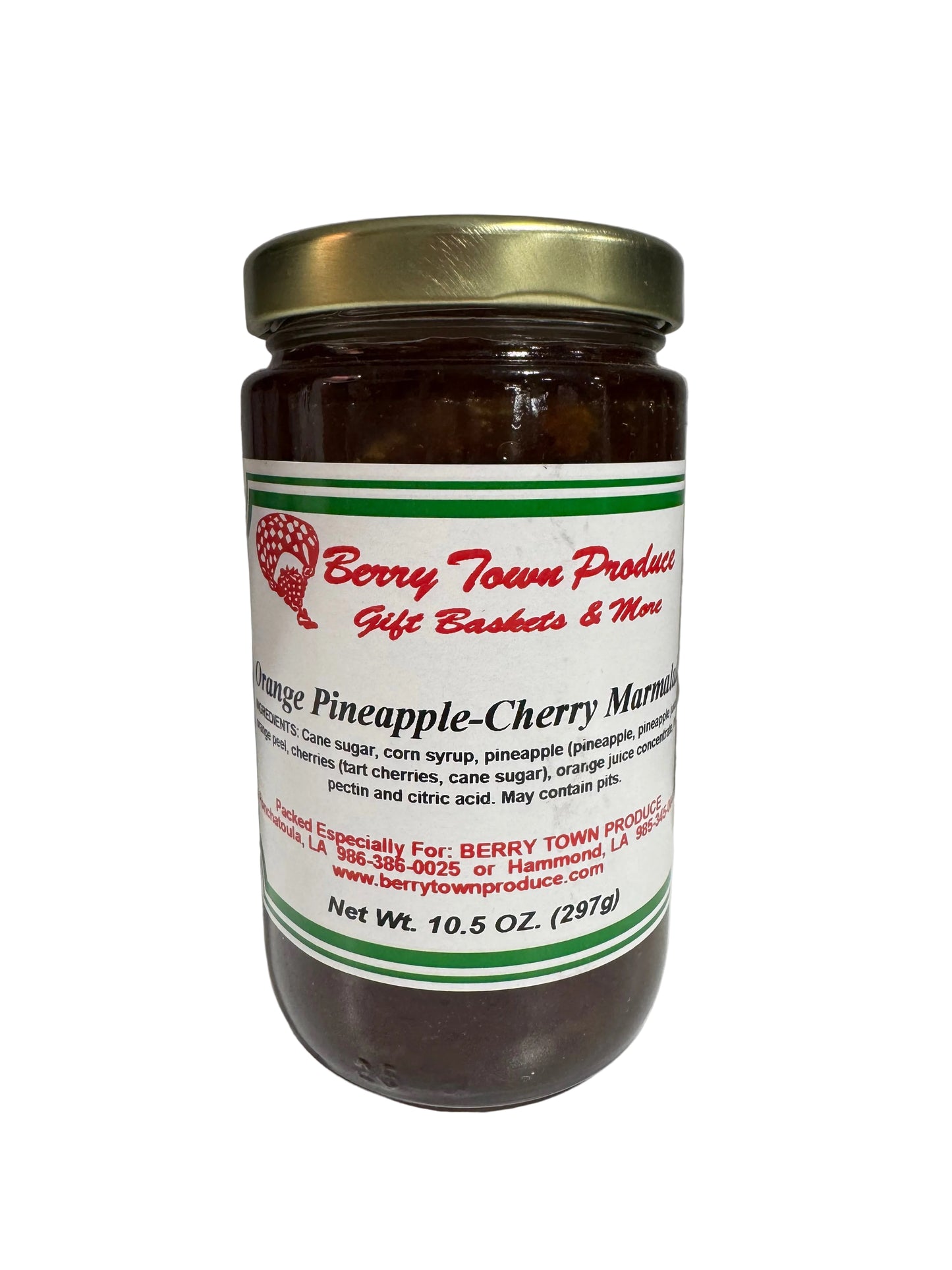 Orange Pear and Cherry Marmalade 10oz