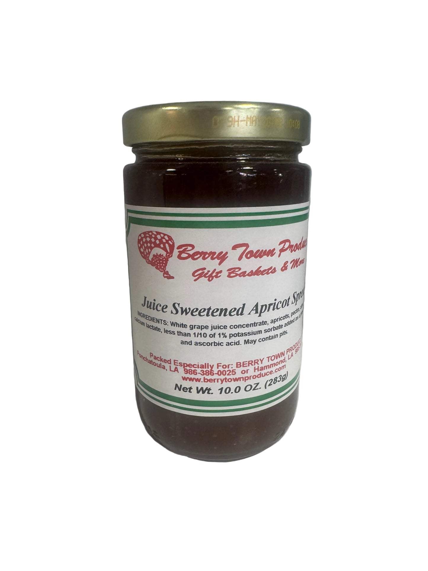 Apricot Preserves Juice Sweetened 10oz