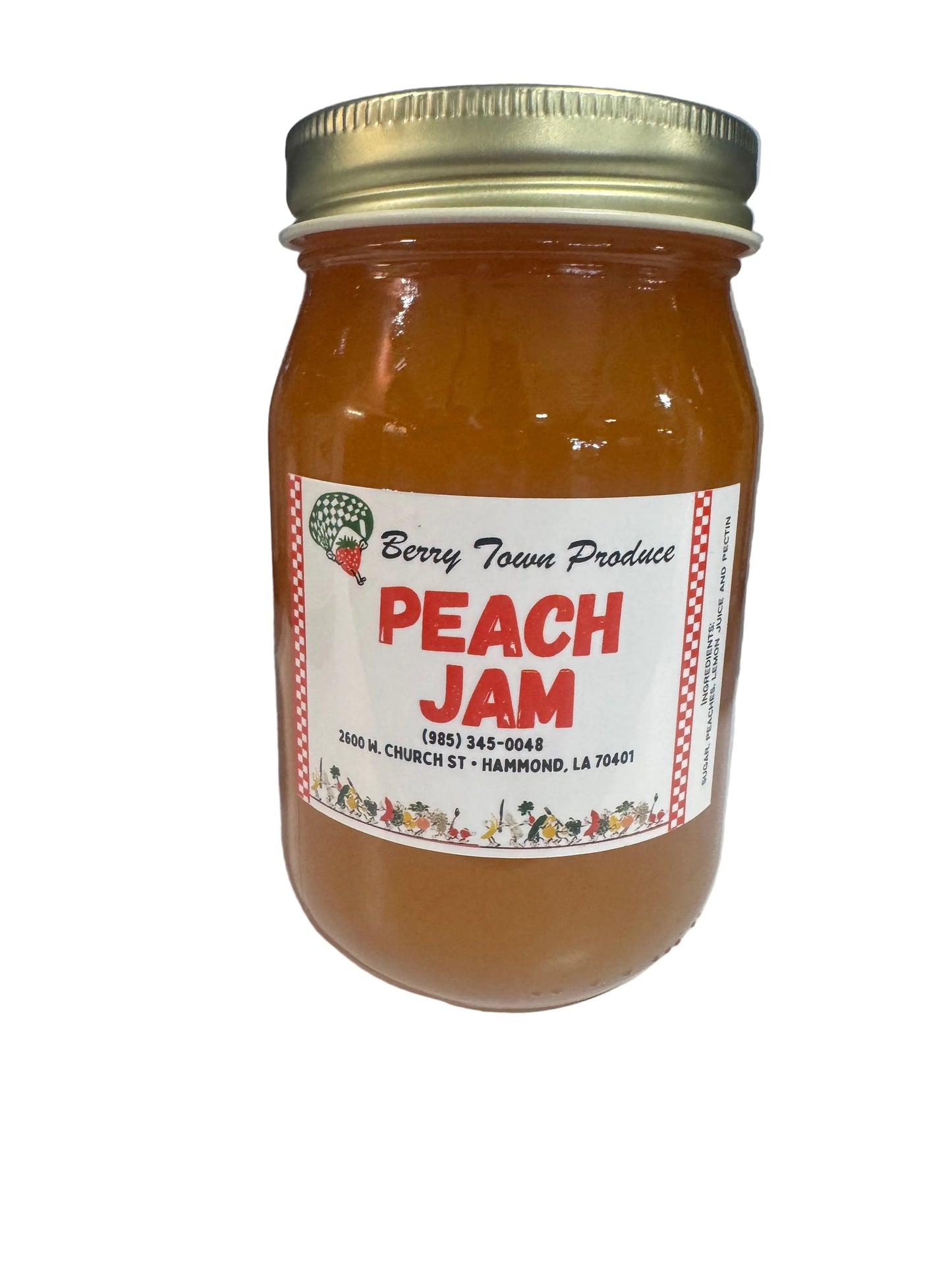Peach Jam 16oz Homemade