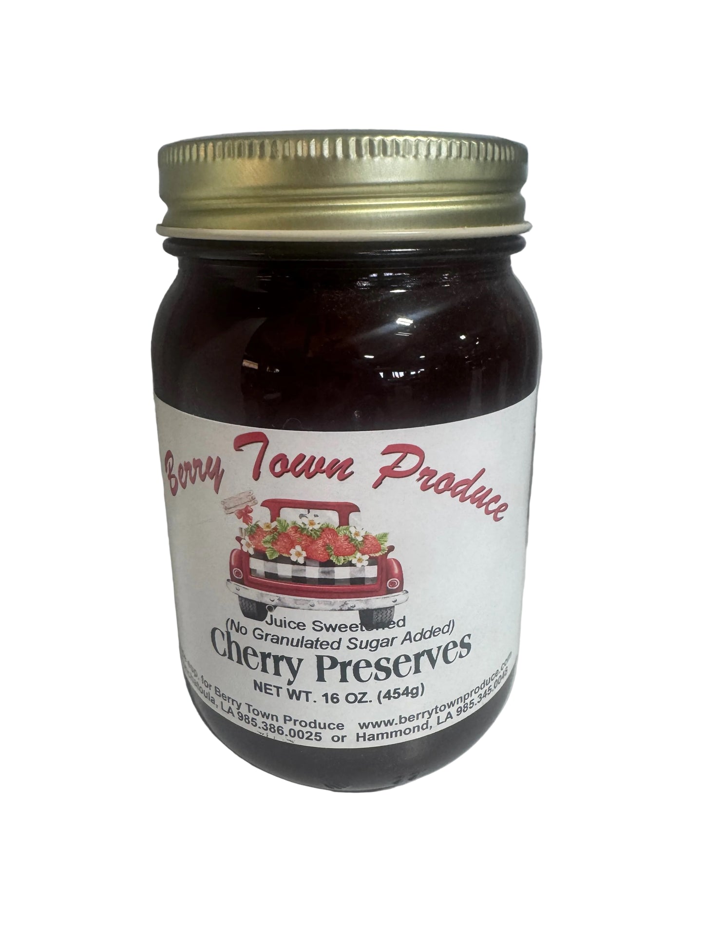 Cherry Preserves Juice Sweetened 16oz