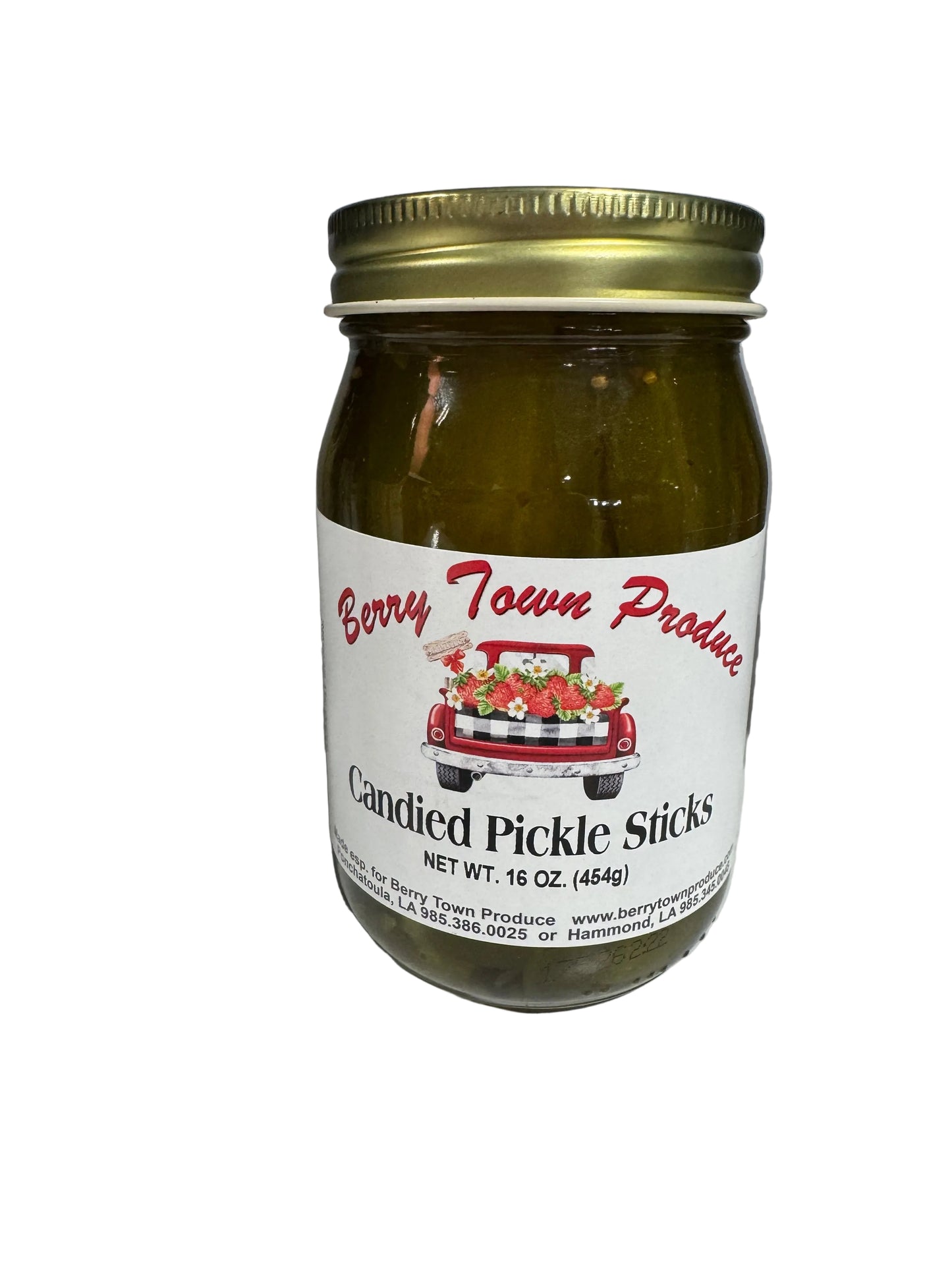 Candied Pickle Sticks 16oz