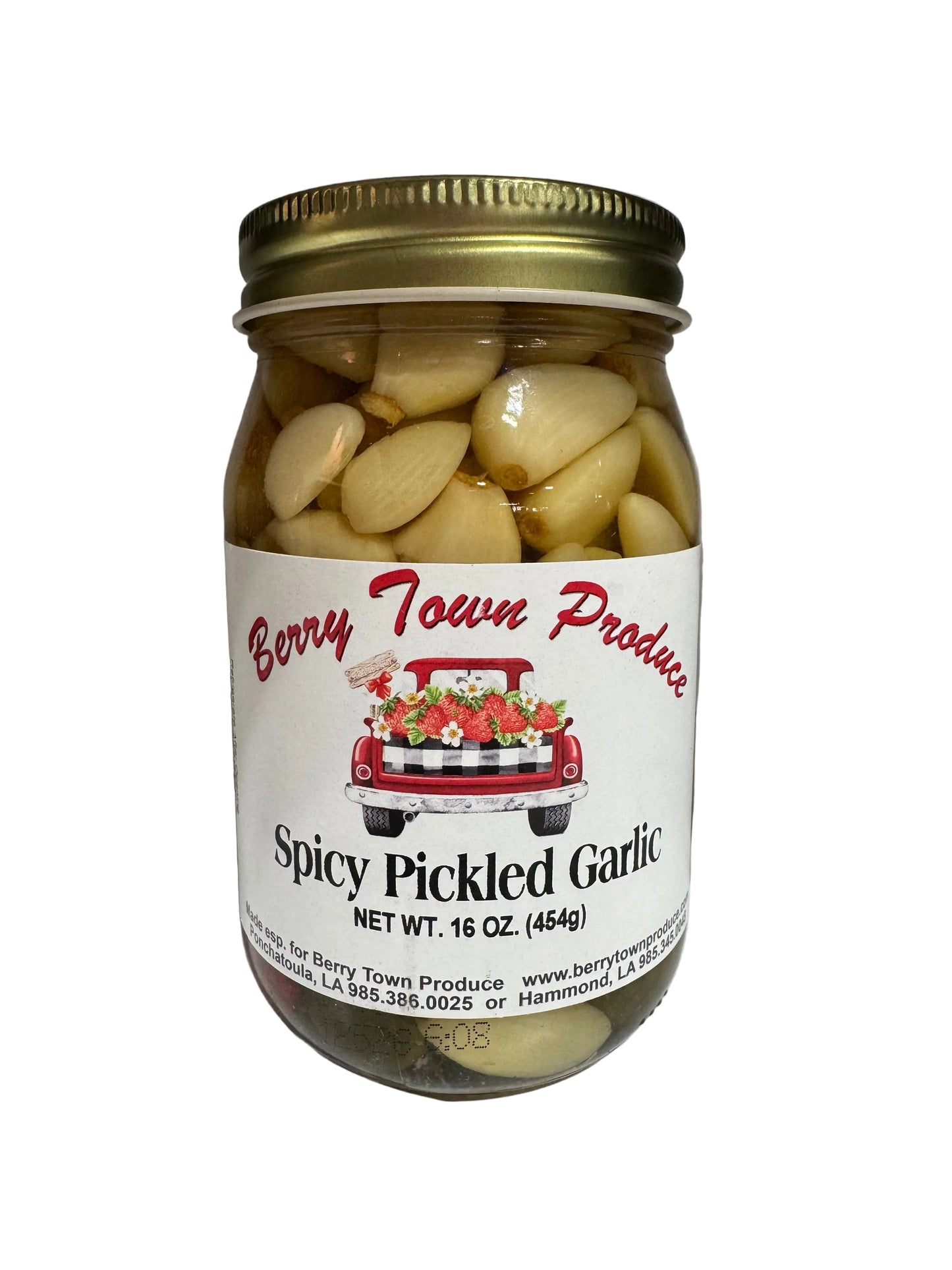 Spicy Pickled Garlic 16oz
