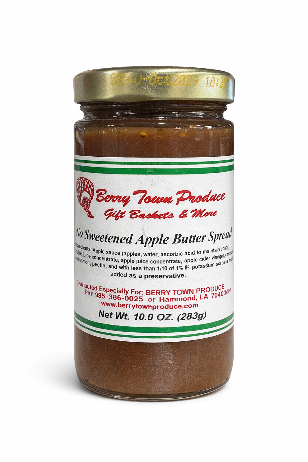 No Sweetened Apple Butter
