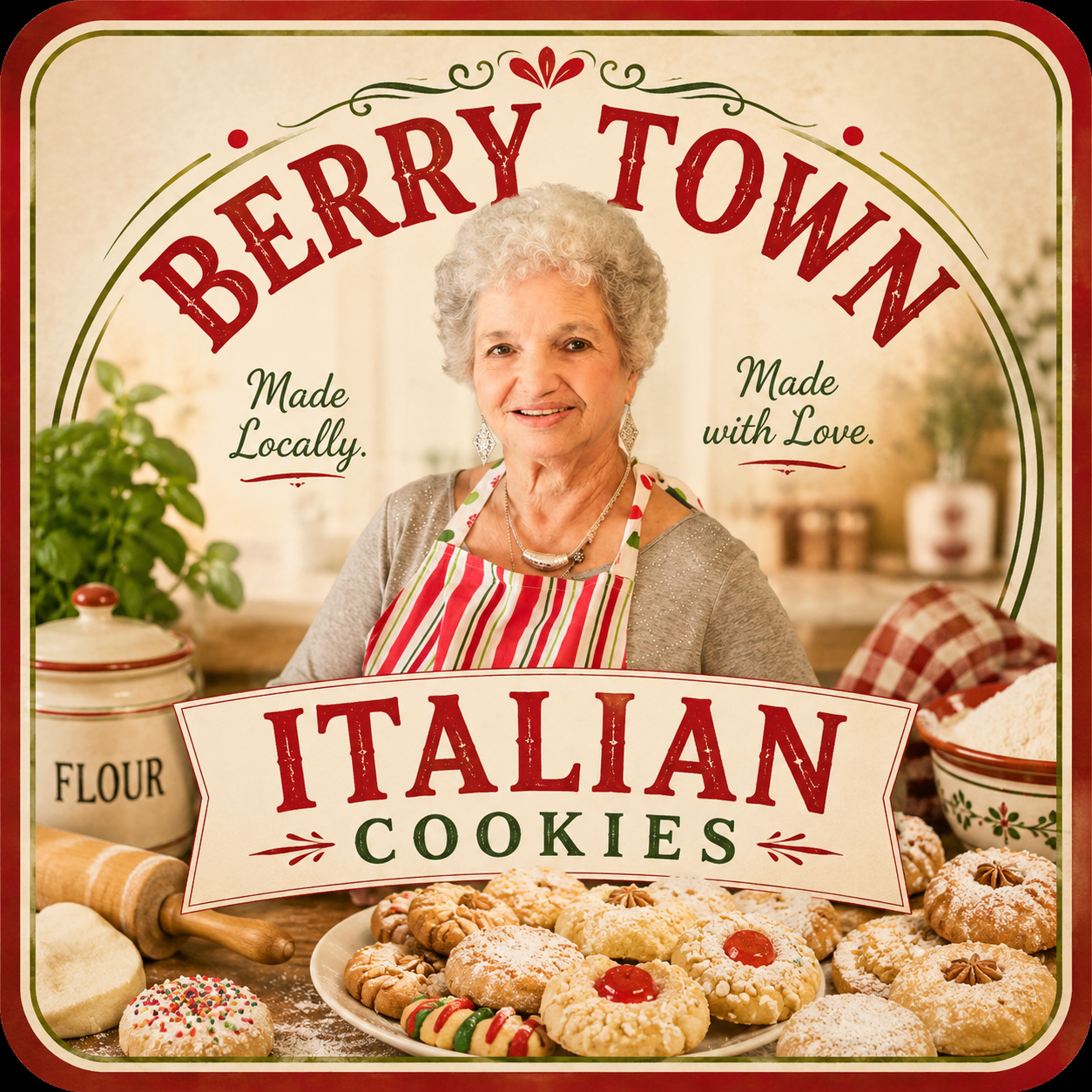 Berry Town Italian Cookies