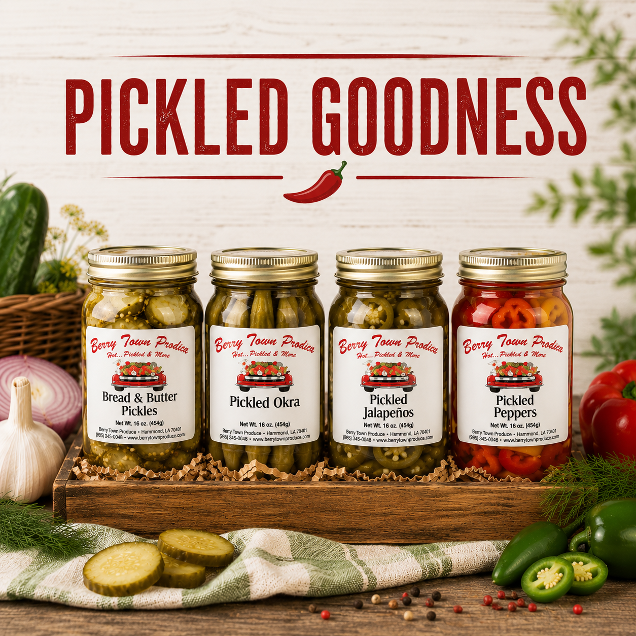 Pickles, Olives & Vegetables