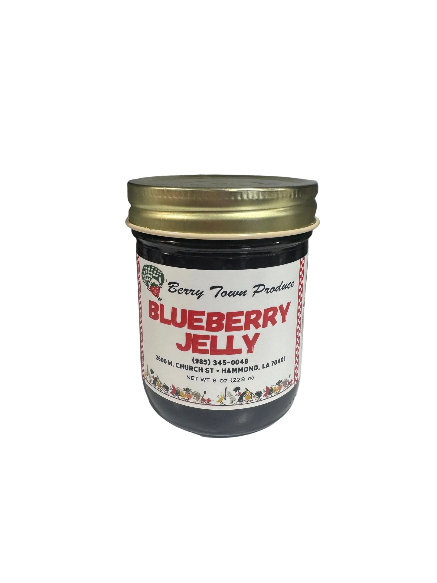 Blueberry Jelly 8oz Homemade