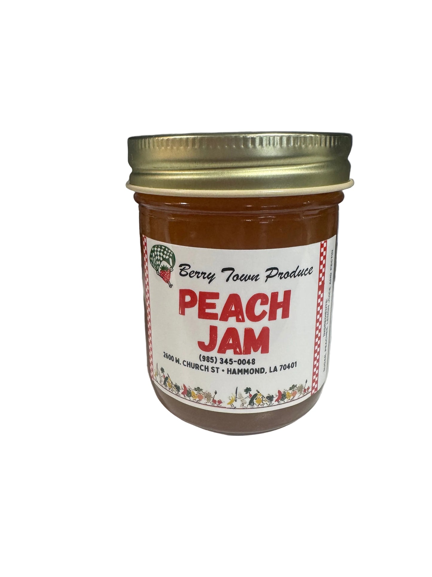 Peach Jam 8oz Homemade