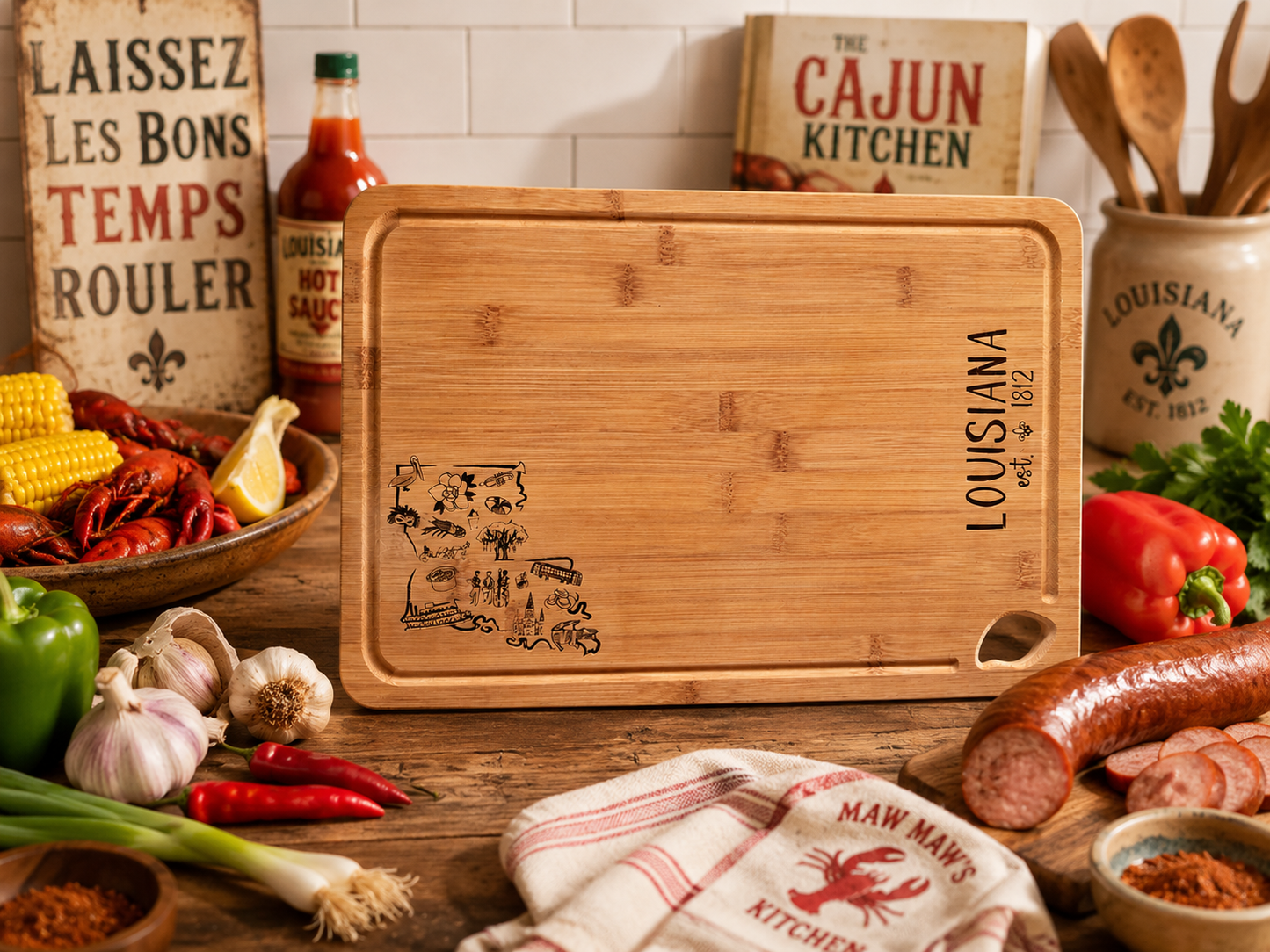Louisiana Cutting Board