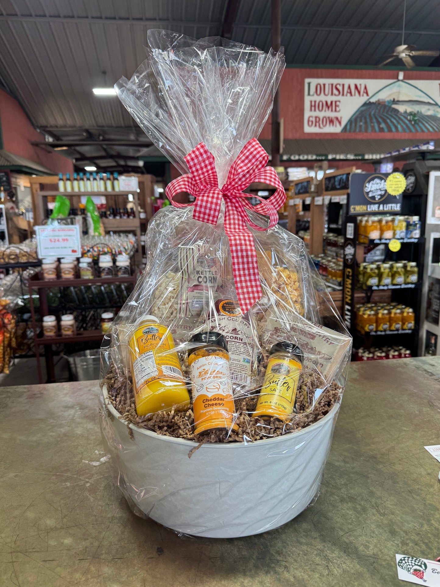Popcorn Lovers Gift Basket