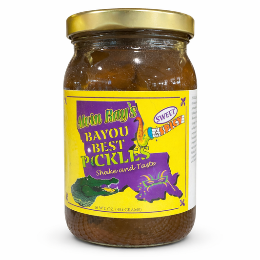 Alvin Ray’s Bayou Best Sweet and Spicy Pickles