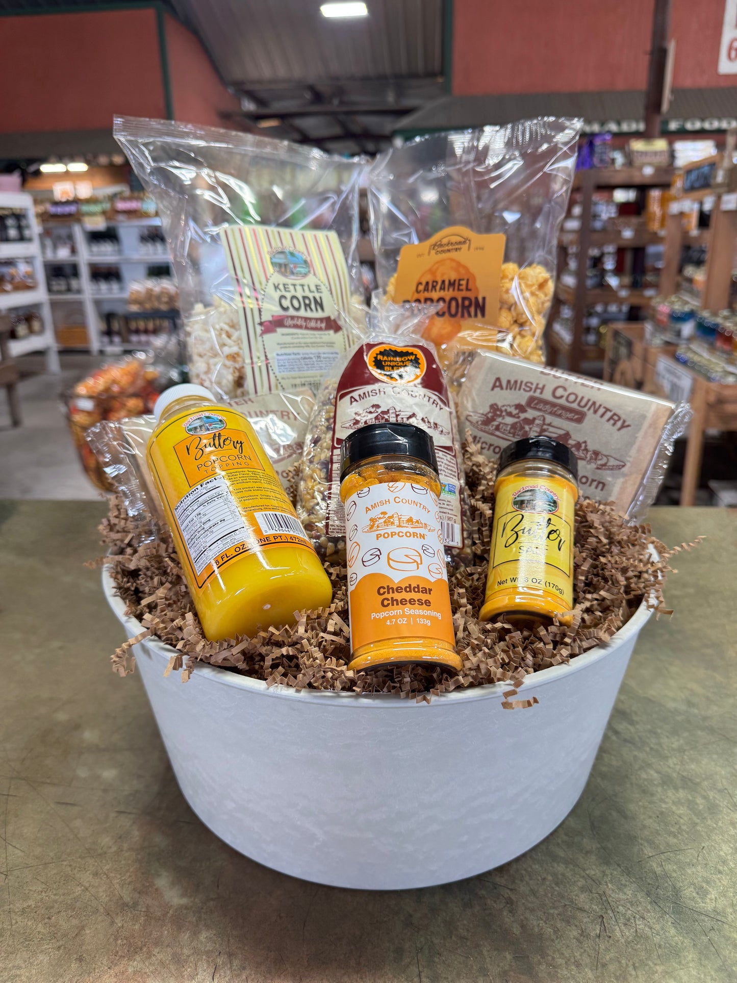 Popcorn Lovers Gift Basket