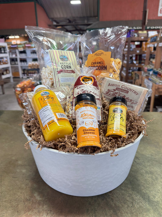 Popcorn Lovers Gift Basket