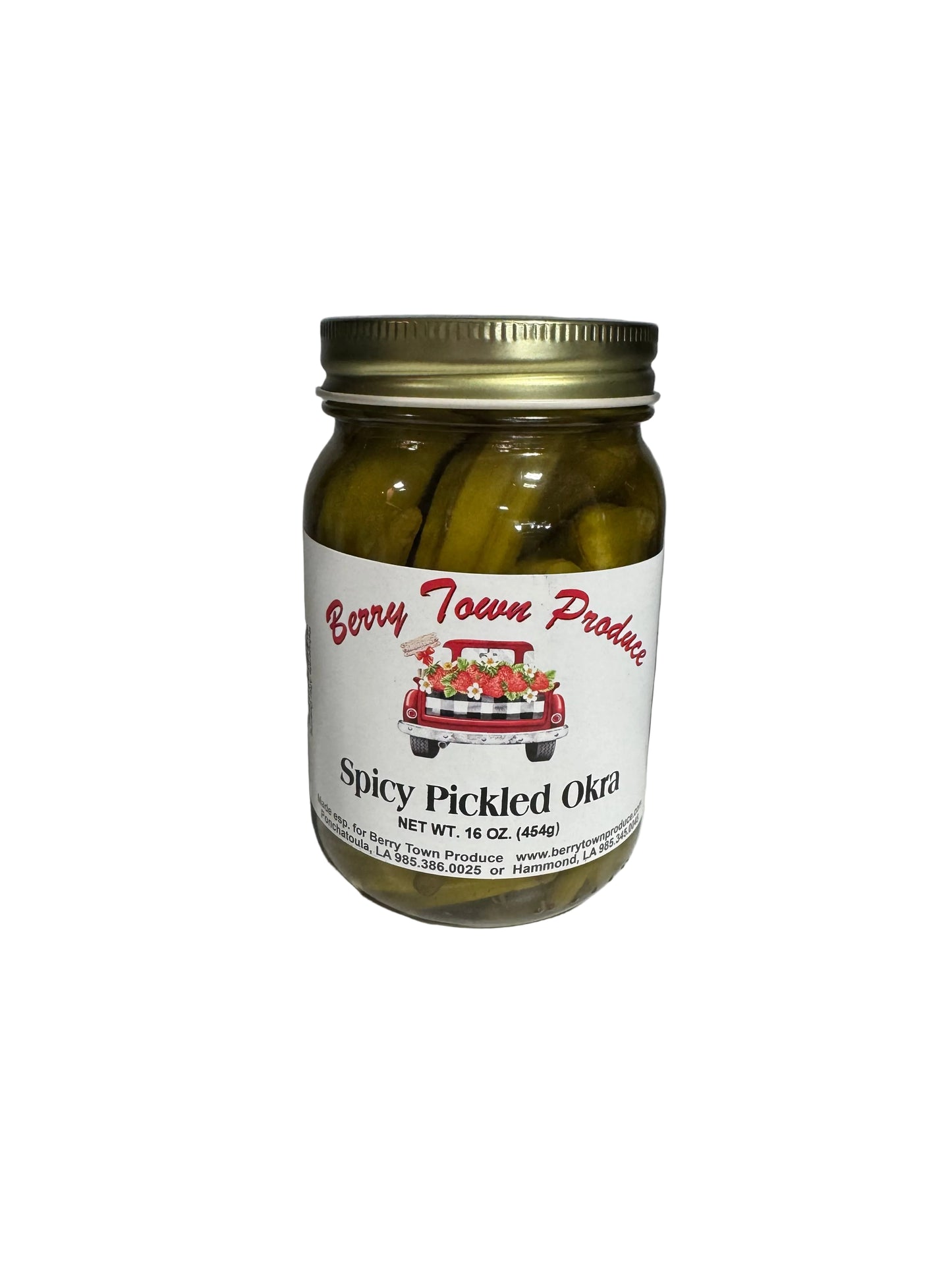 Spicy Pickled Okra 16oz