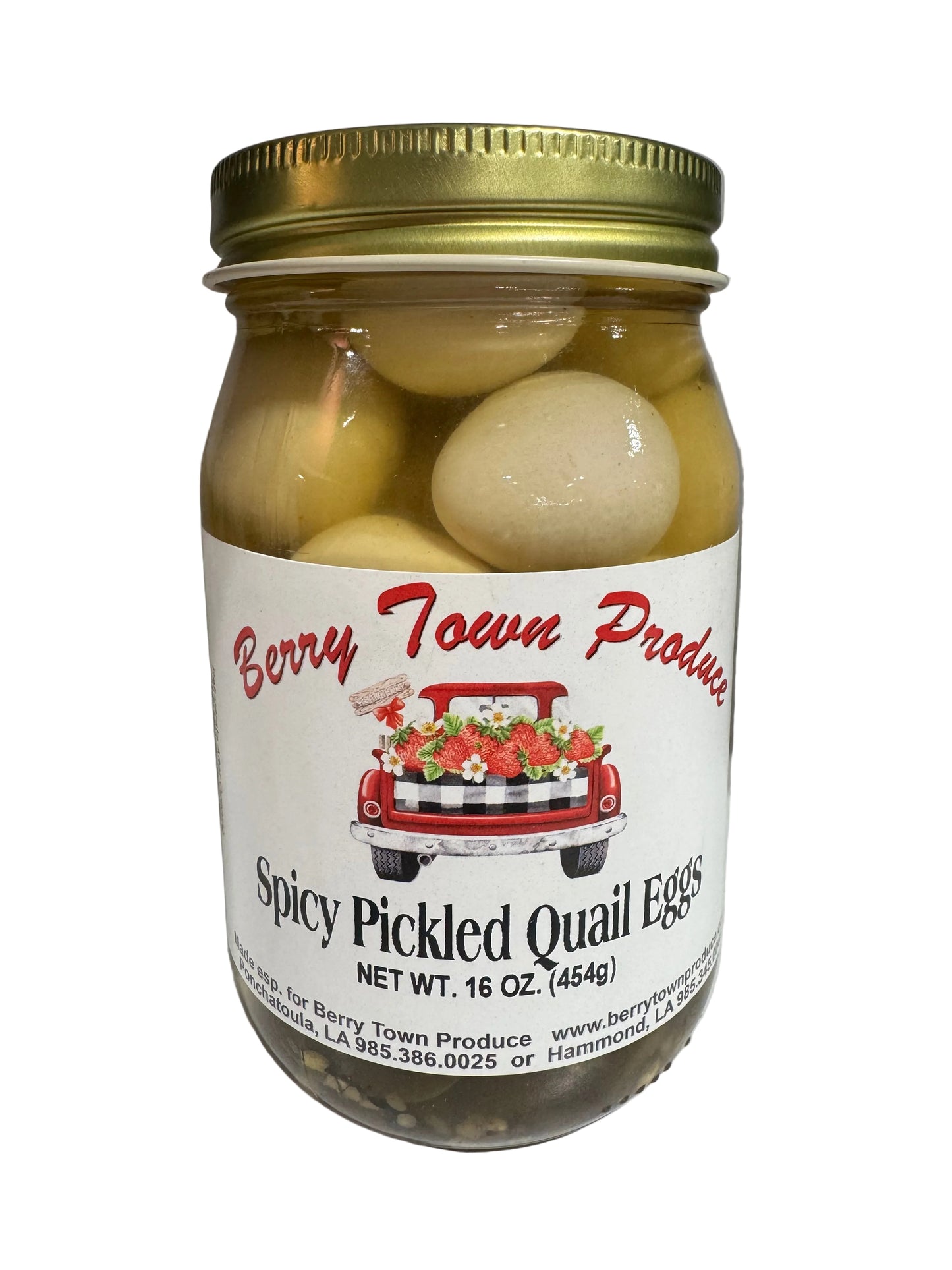 Spicy Quail Eggs 16 oz