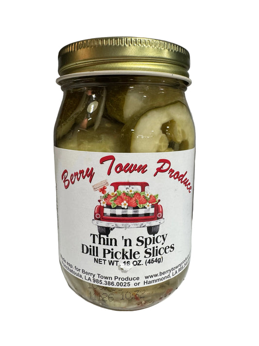 Thin’n Spicy Dill Pickle Slices 16oz
