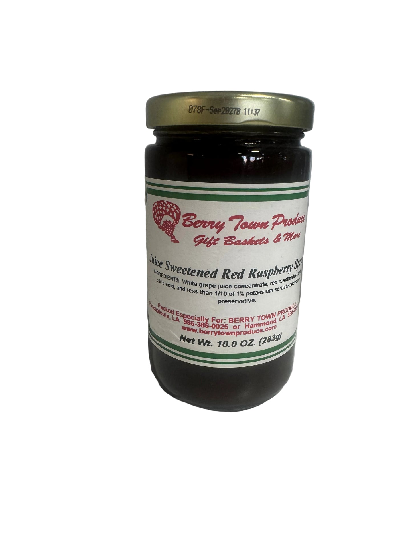 Red Raspberry Fruit Spread 10oz